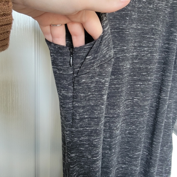 Gray Belly Bandit maternity dress nursing dress midi size large BNWT - Picture 2 of 6